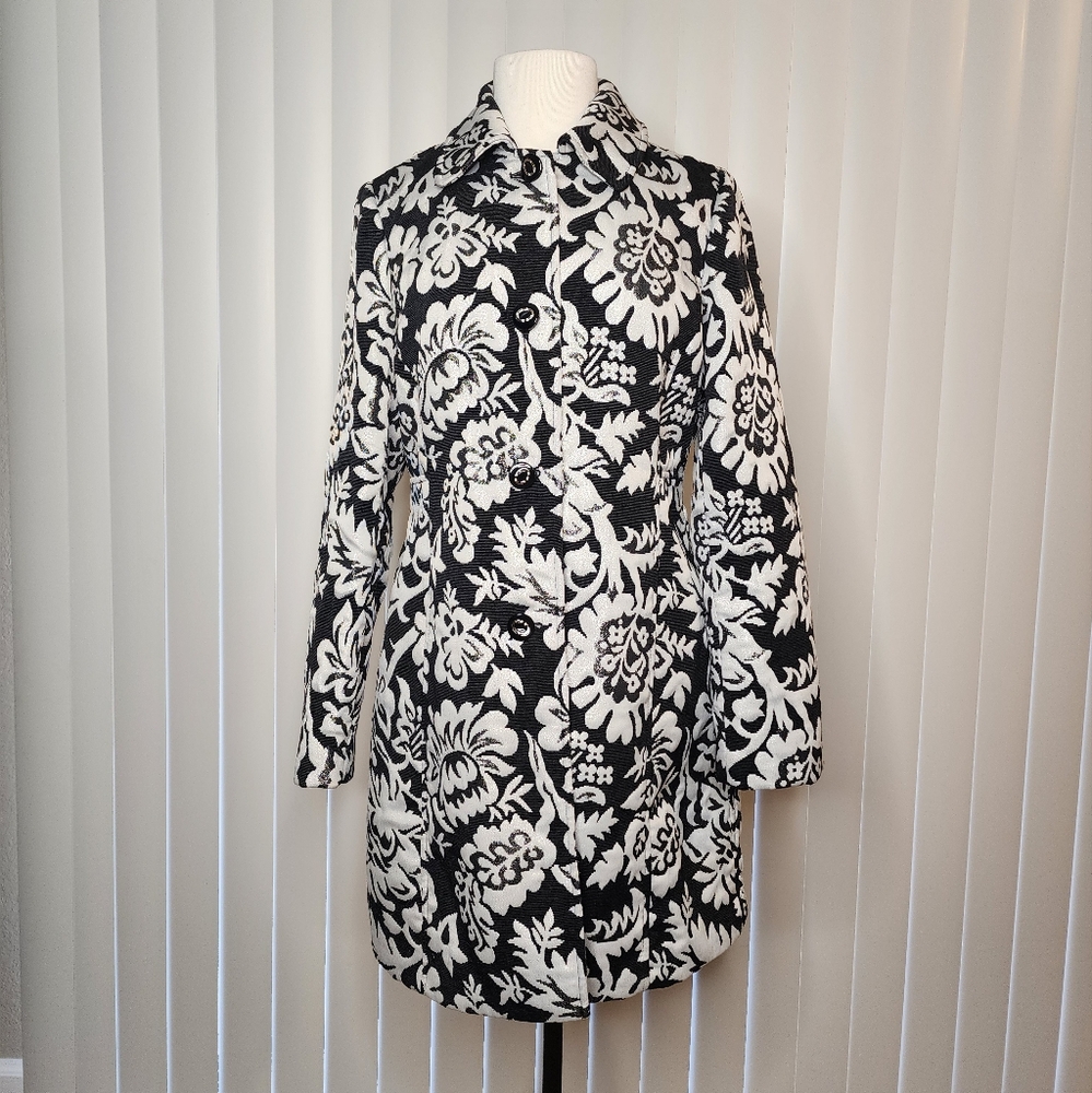 Harold's Mettalic Floral Coat
